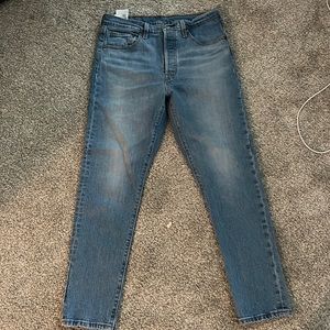 LEVI 501 SKINNY JEANS light washed size SMALL